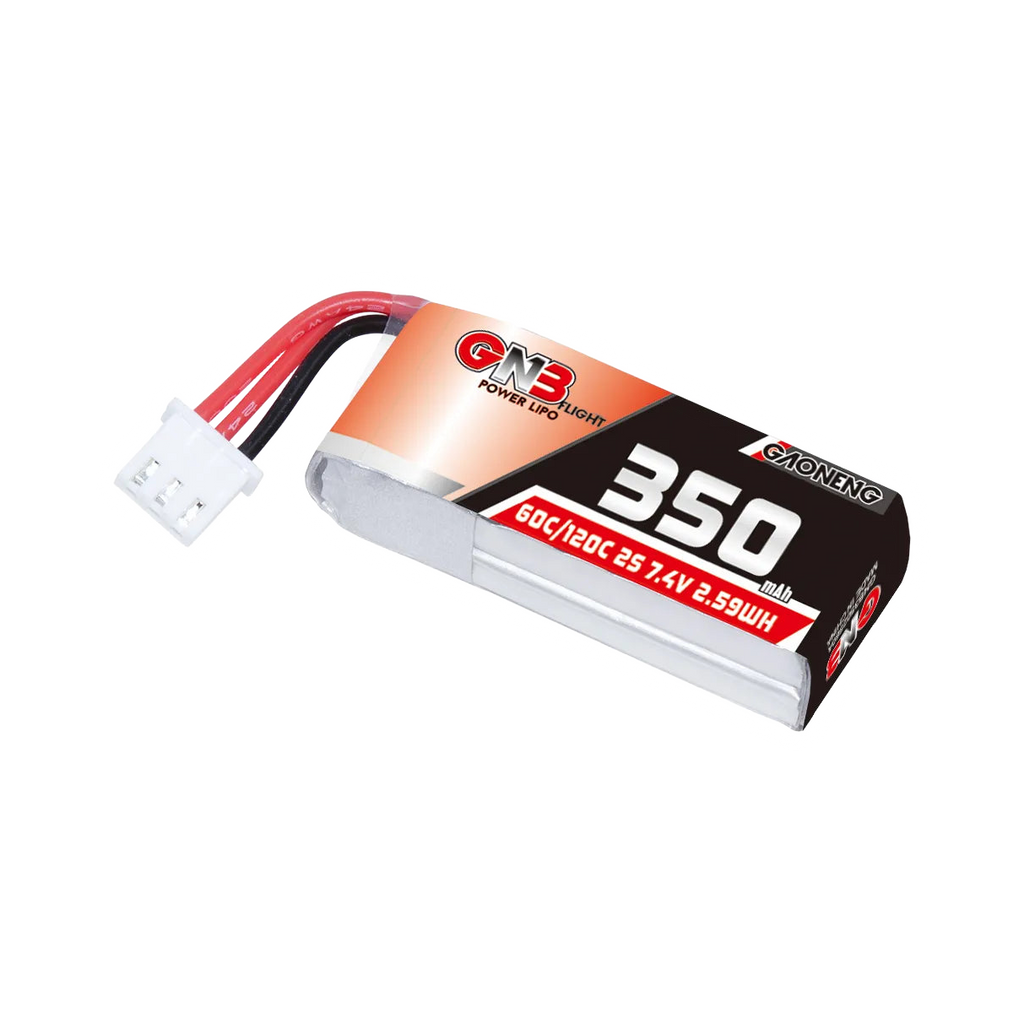 GNB 350mAh 7.4V 2S 60C JST-XH LiPo Battery [DG]