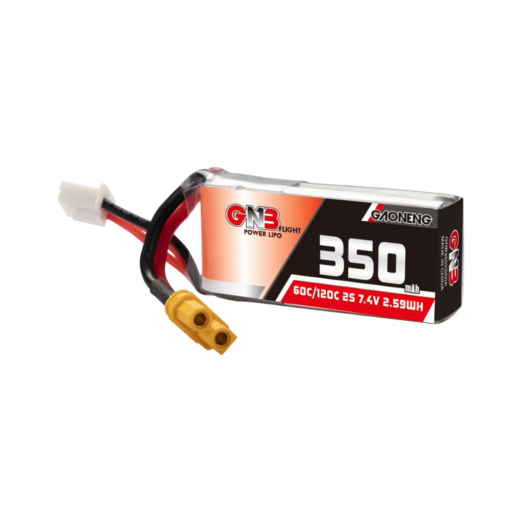 GNB 350mAh 7.4V 2S 60C XT30 LiPo Battery [DG]
