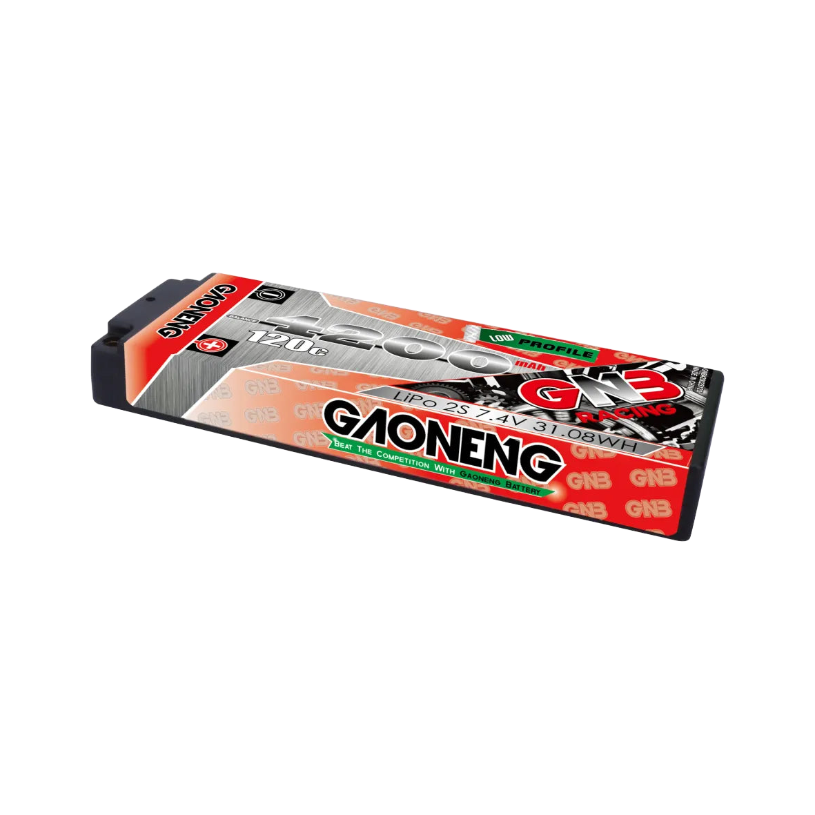 GNB 4200mAh 7.4V 2S 120C LiPo Battery Ultra LCG Hard Case [DG]