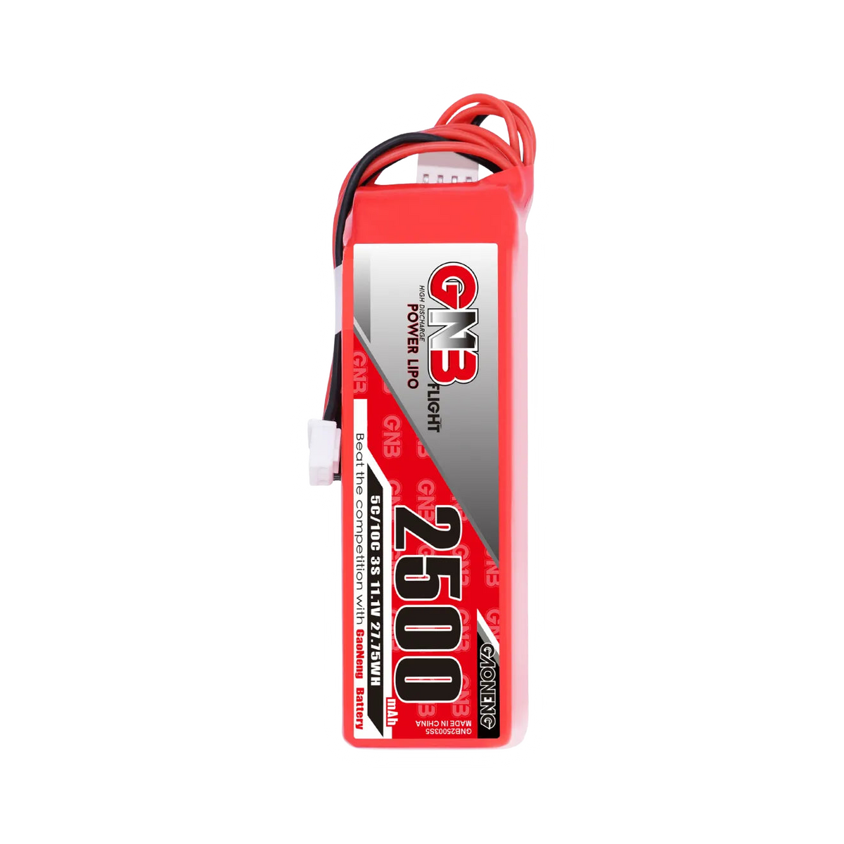 GNB 2500mAh 11.1V 3S 5C LiPo Battery for Taranis X9D (and pre-2019 X9D Plus) [DG]