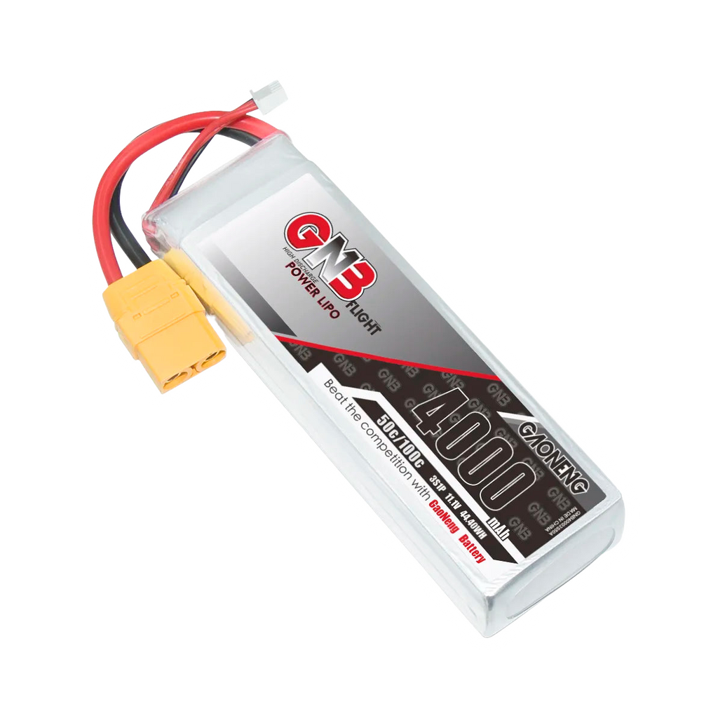 GNB 4000mAh 11.1V 3S 50C XT90 LiPo Battery [DG]