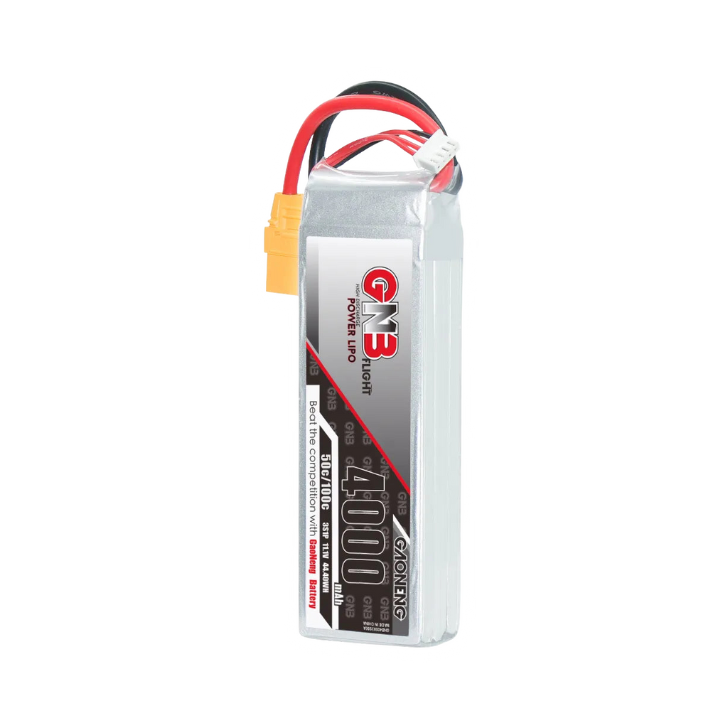 GNB 4000mAh 11.1V 3S 50C XT90 LiPo Battery [DG]