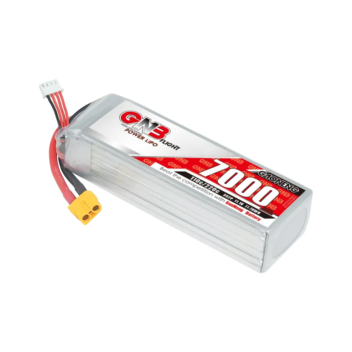GAONENG GNB 7000mAh 3S battery – dark-mode image 2