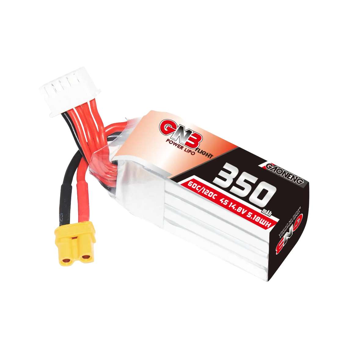 GNB 350mAh 14.8V 4S 60C XT30 LiPo Battery [DG]