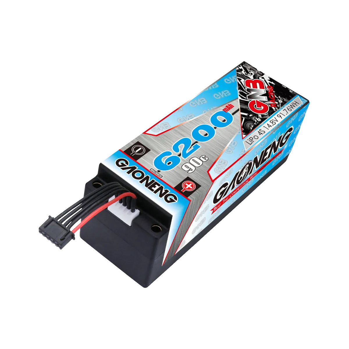 GNB 6200mAh 14.8V 4S 90C LiPo Battery Hard Case [DG]
