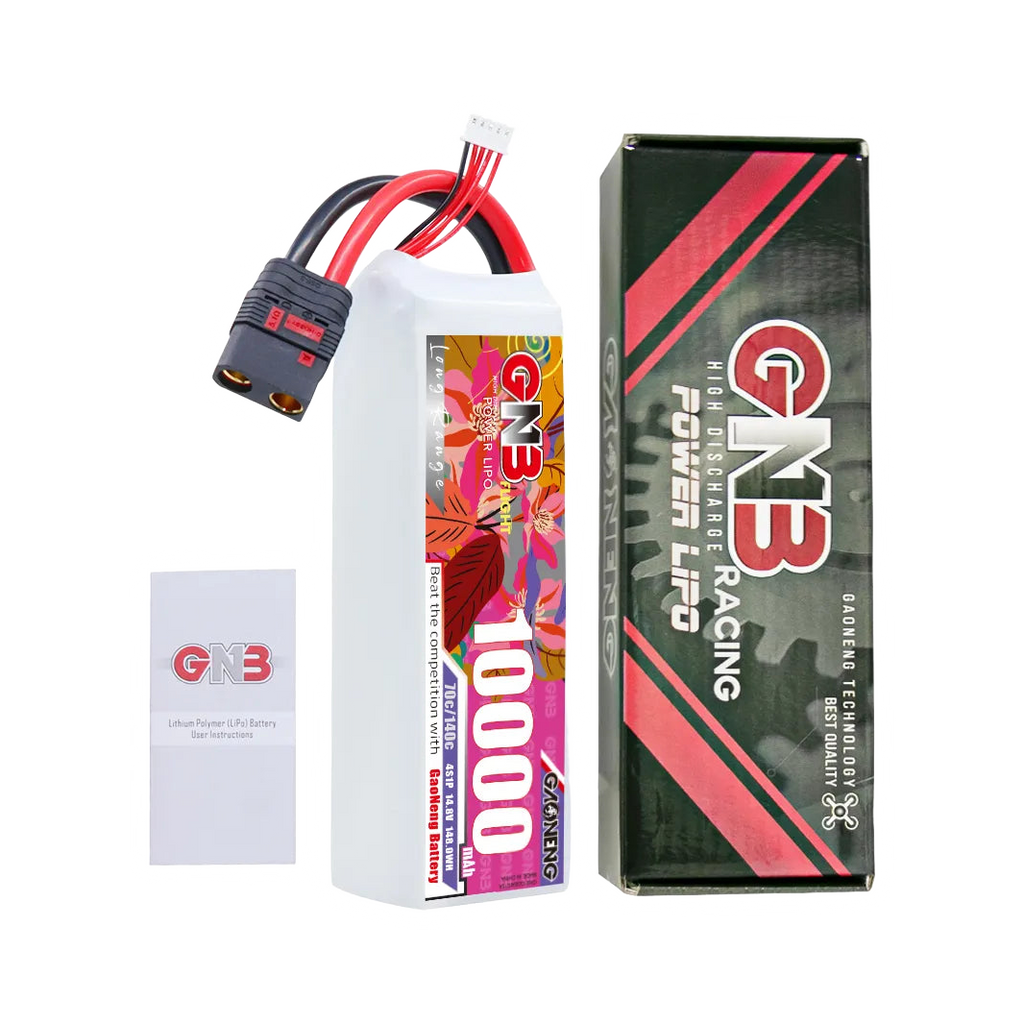 GNB 10000mAh 14.8V 4S 70C QS8 LiPo Battery [DG]