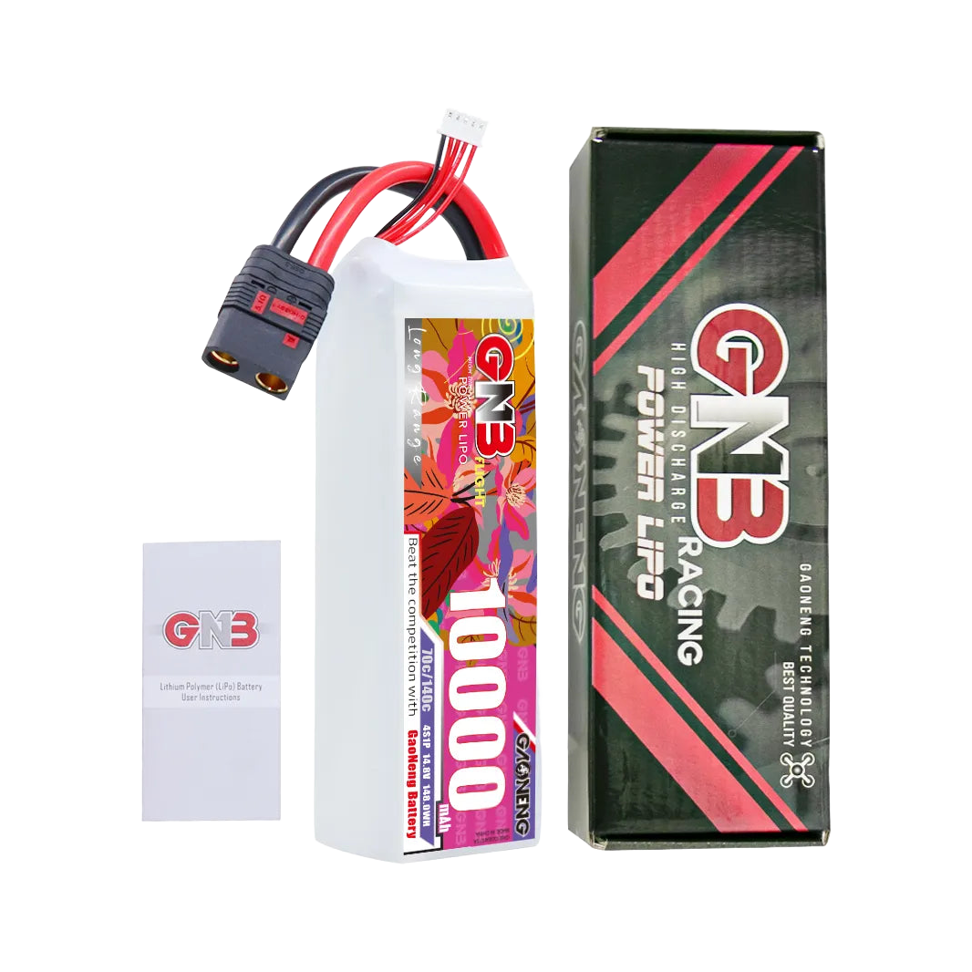 GNB 10000mAh 14.8V 4S 70C QS8 LiPo Battery [DG]