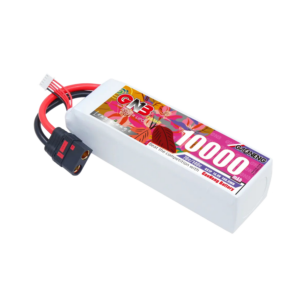 GNB 10000mAh 14.8V 4S 70C QS8 LiPo Battery [DG]