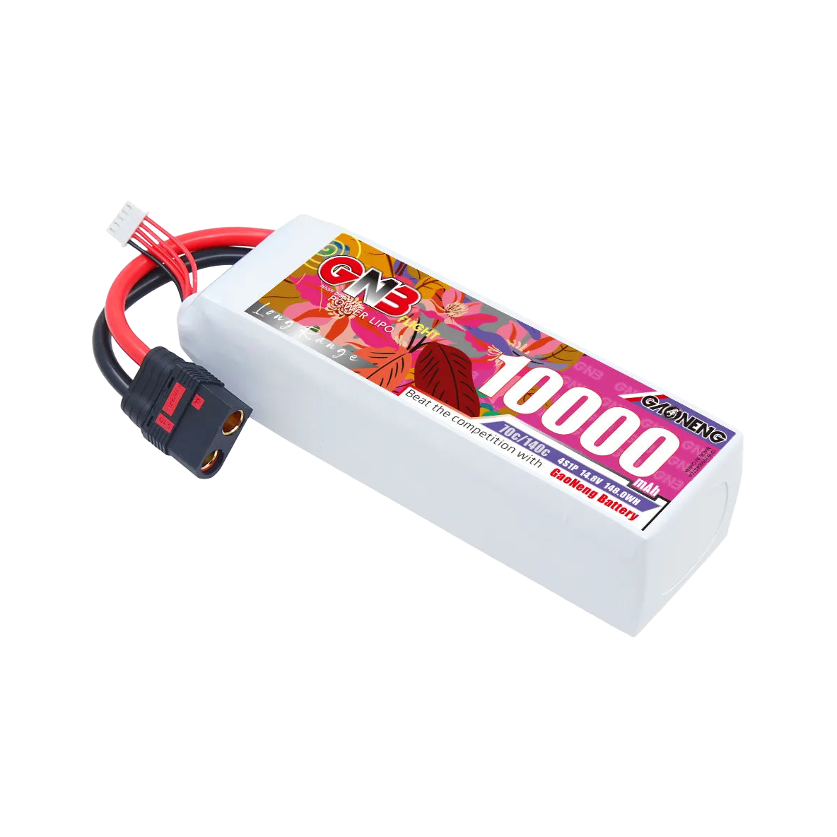 GNB 10000mAh 14.8V 4S 70C QS8 LiPo Battery [DG]