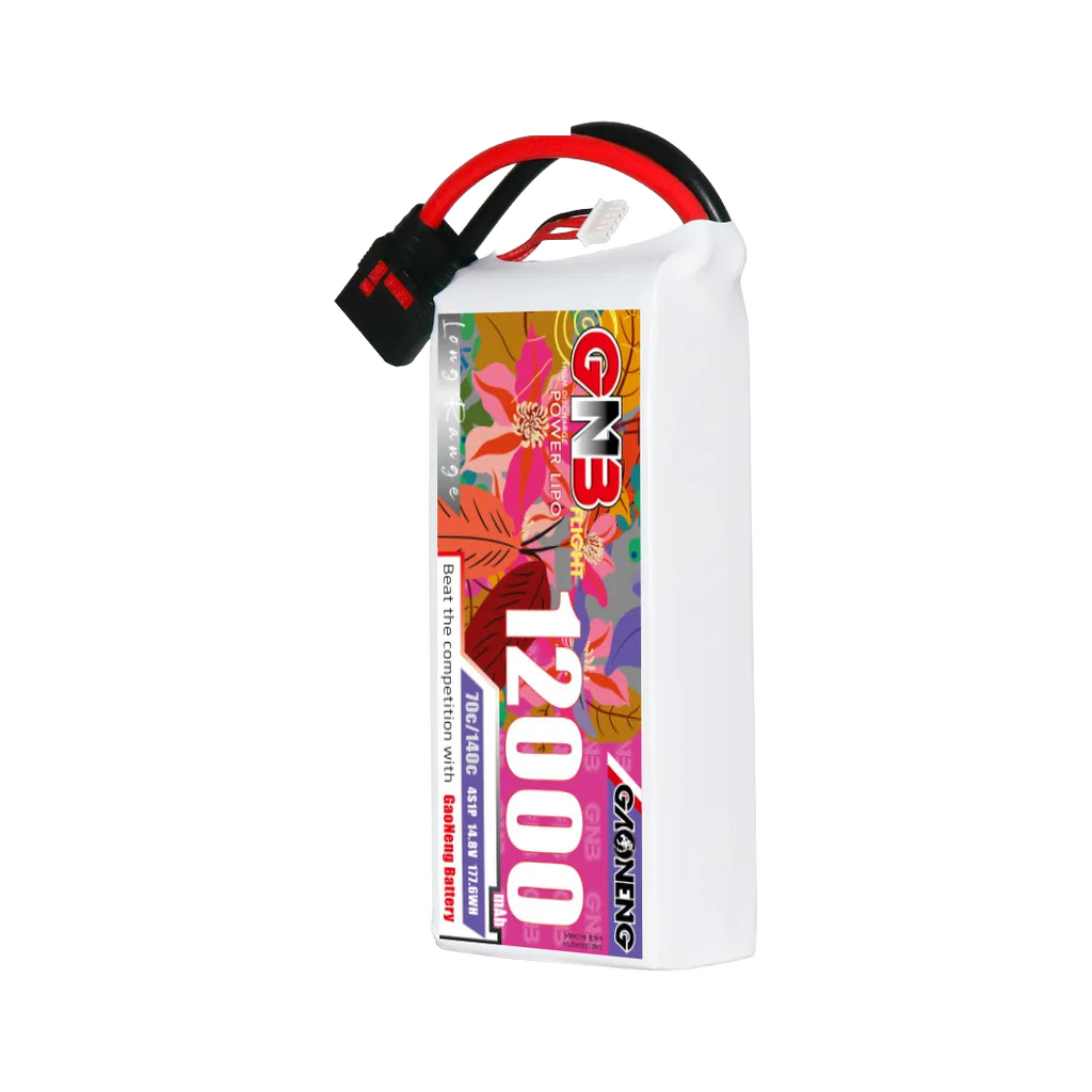 GNB 12000mAh 14.8V 4S 70C QS8 LiPo Battery [DG]