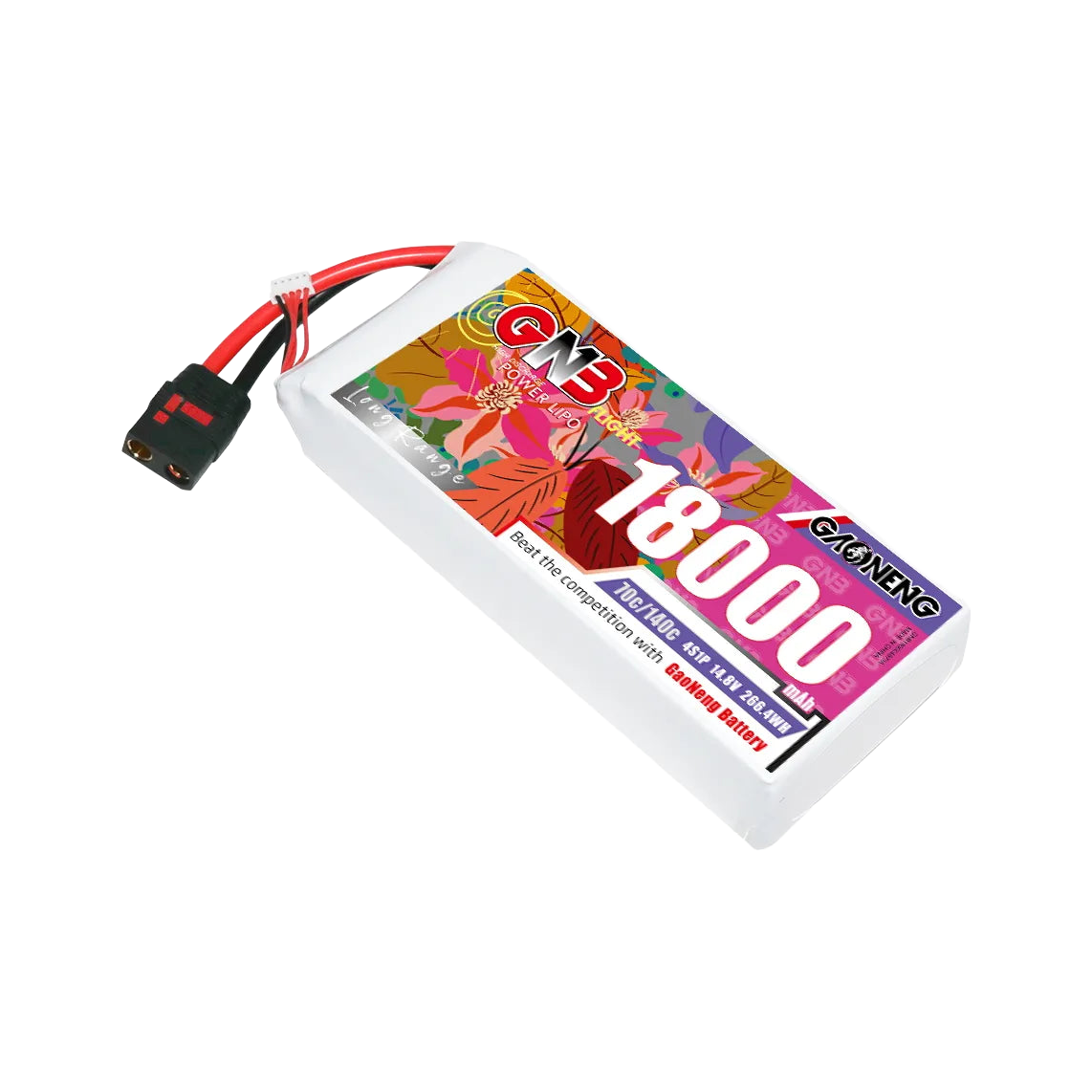 GNB 18000mAh 14.8V 4S 70C QS8 LiPo Battery [DG]