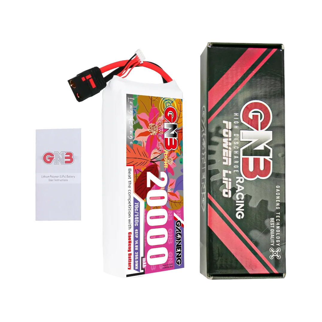 GNB 20000mAh 14.8V 4S 70C QS8 LiPo Battery [DG]