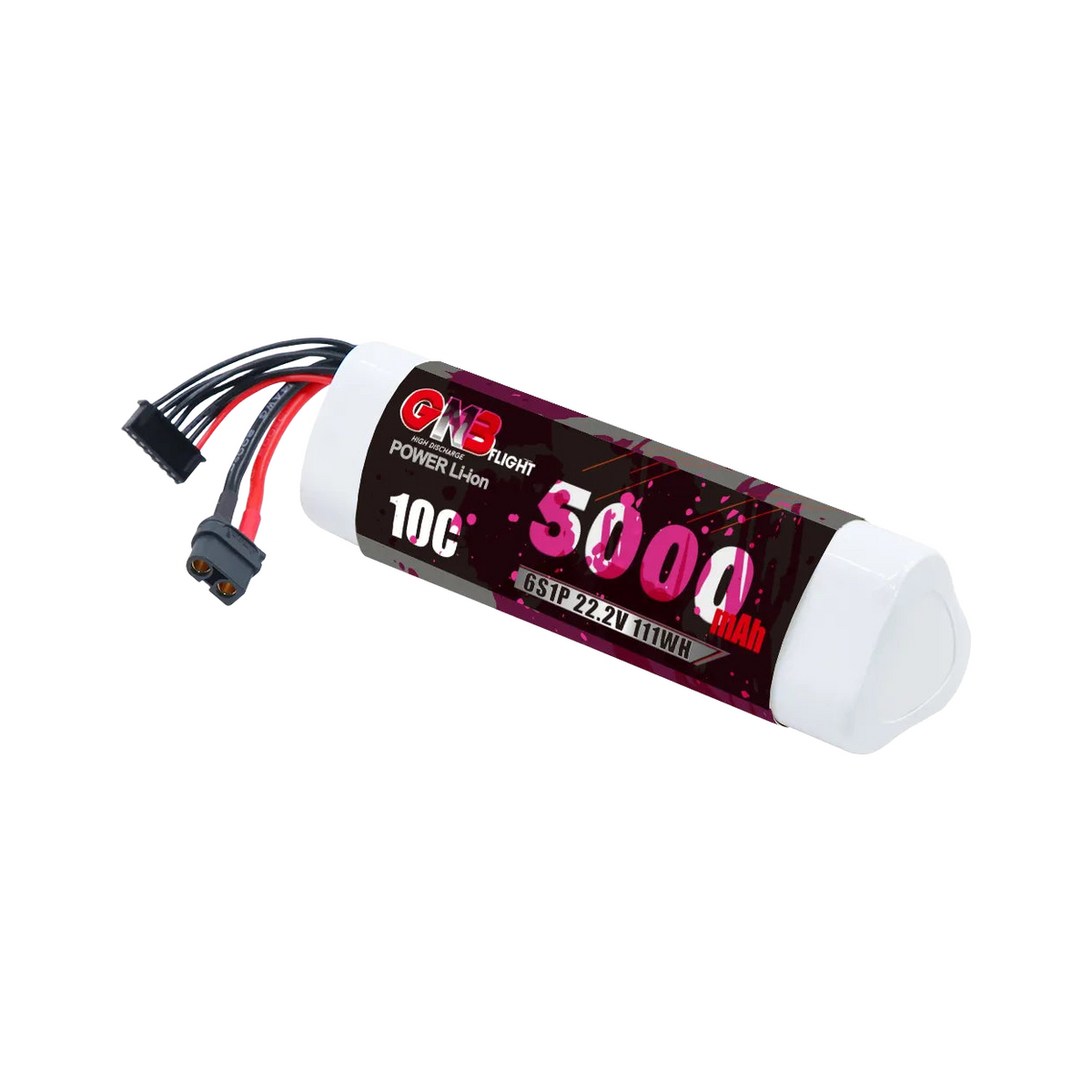 GNB 5000mAh 22.2V 6S 10C XT60 Li-ion Battery for TBS Mojito (Samsung 21700 Cells) [DG]