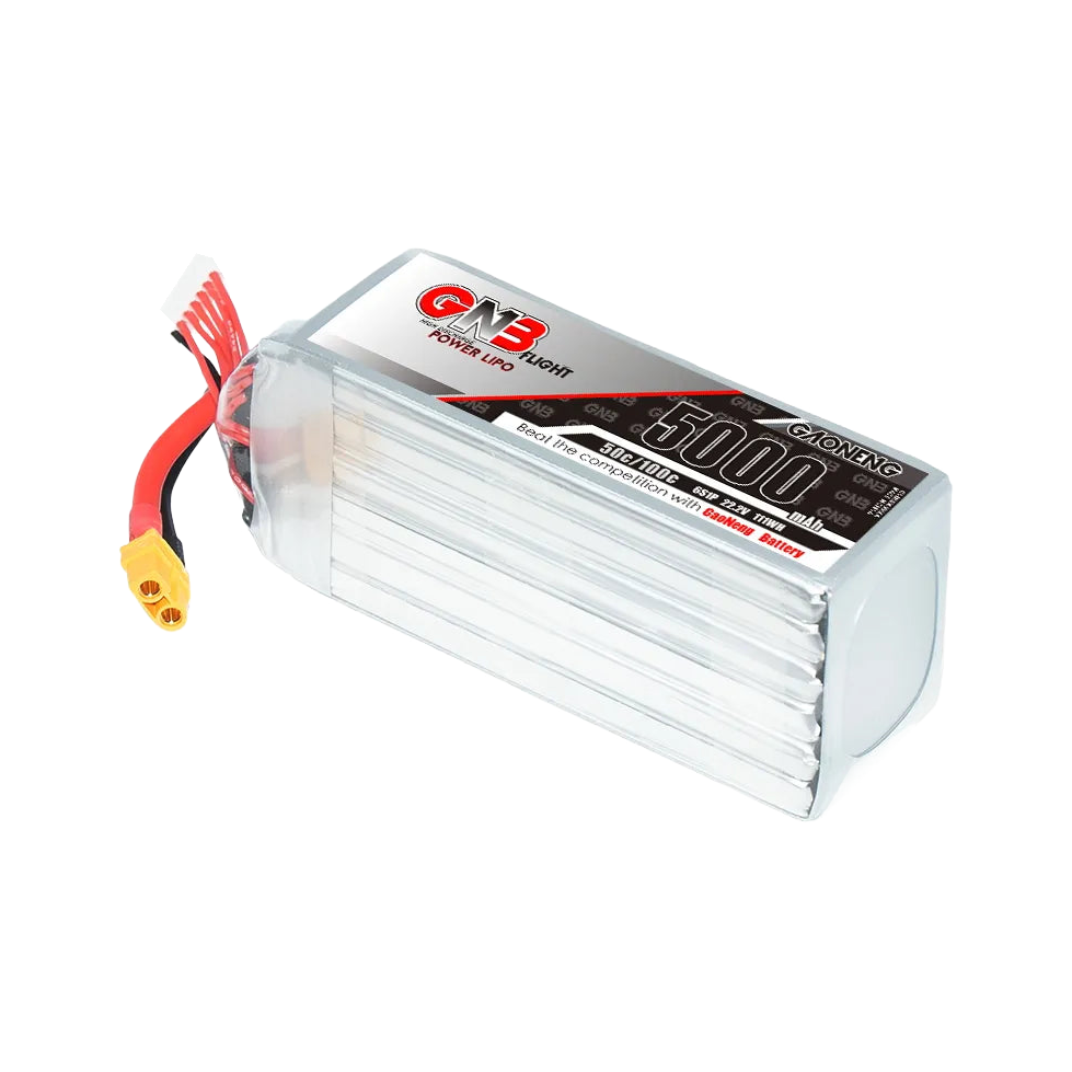 GNB 5000mAh 22.2V 6S 60C XT60 LiPo Battery for TBS Mojito [DG]