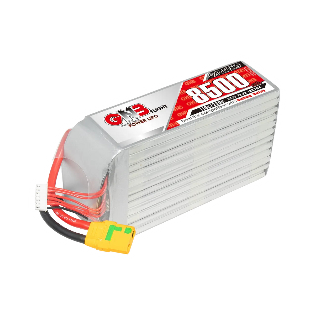 GNB 8500mAh 22.2V 6S2P 110C XT90S Anti-Spark LiPo Battery [DG]