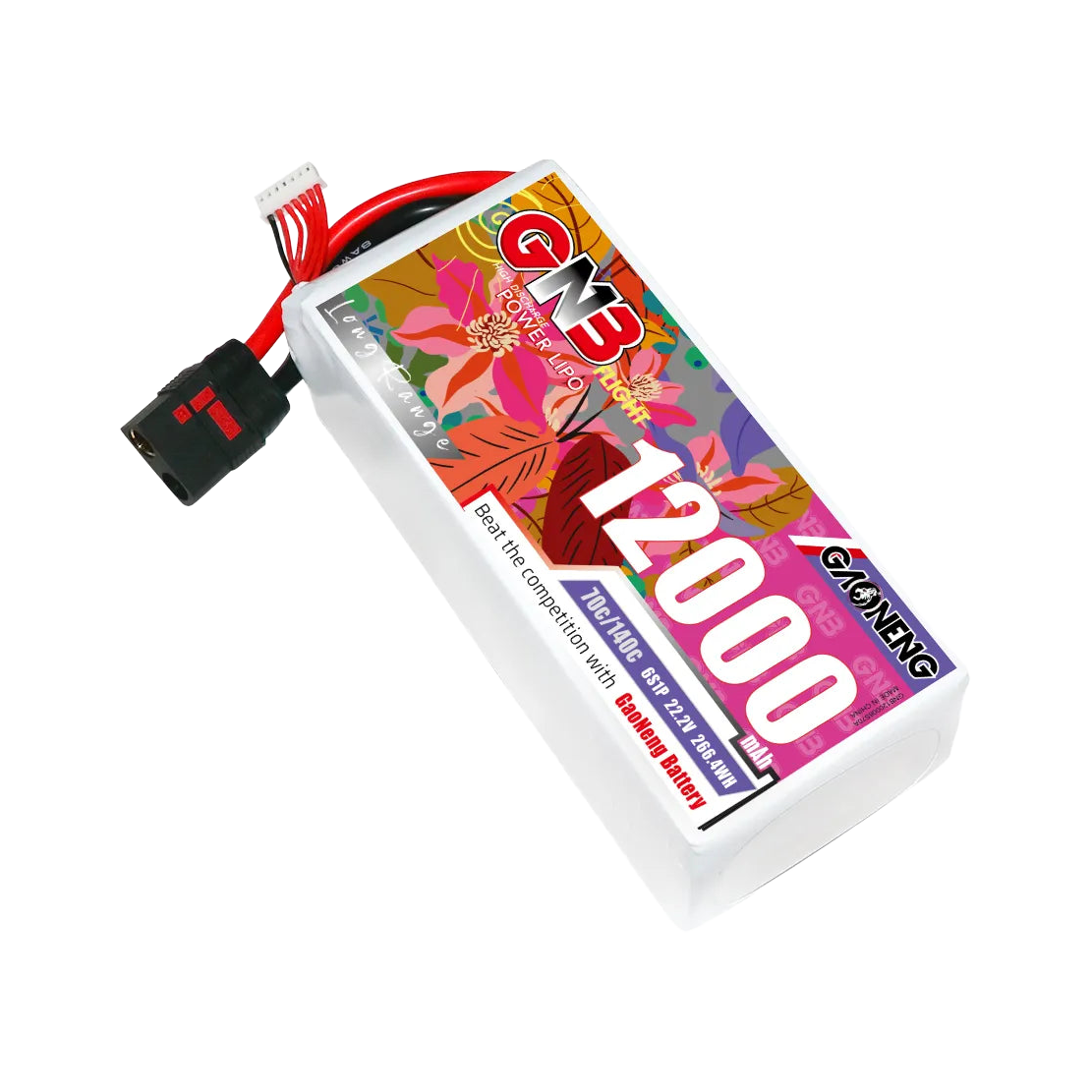 GNB 12000mAh 22.2V 6S 70C QS8 LiPo Battery [DG]