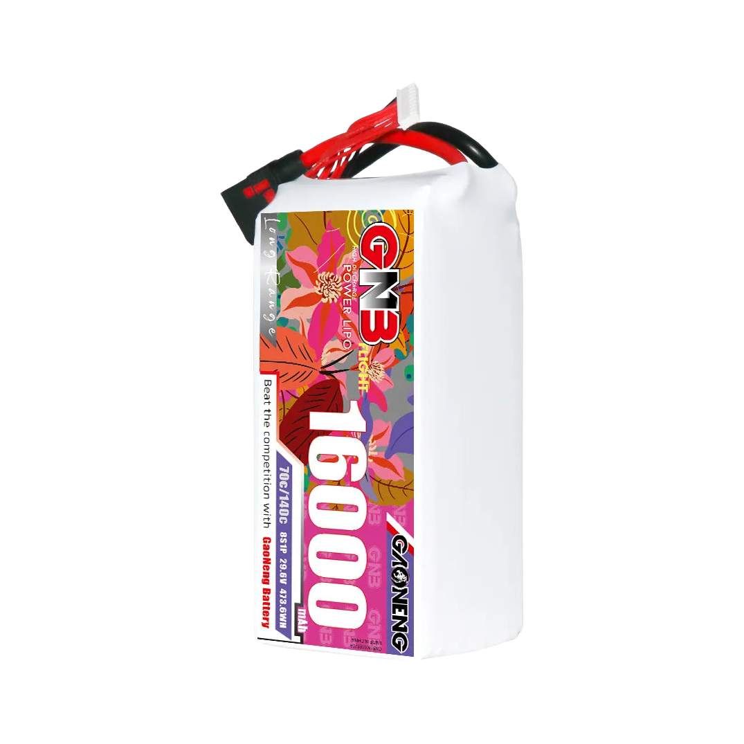 GNB 16000mAh 29.6V 8S 70C QS8 LiPo Battery [DG]