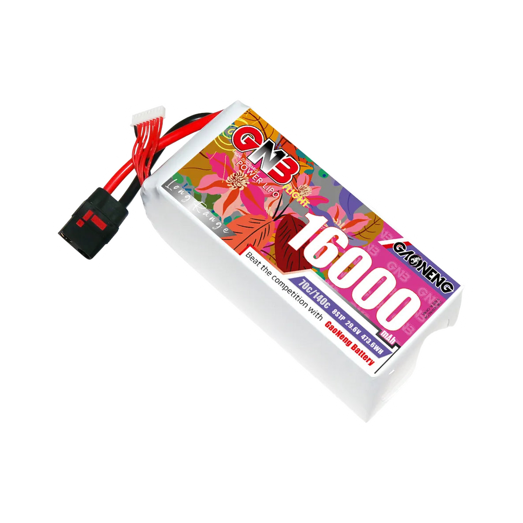 GNB 16000mAh 29.6V 8S 70C QS8 LiPo Battery [DG]