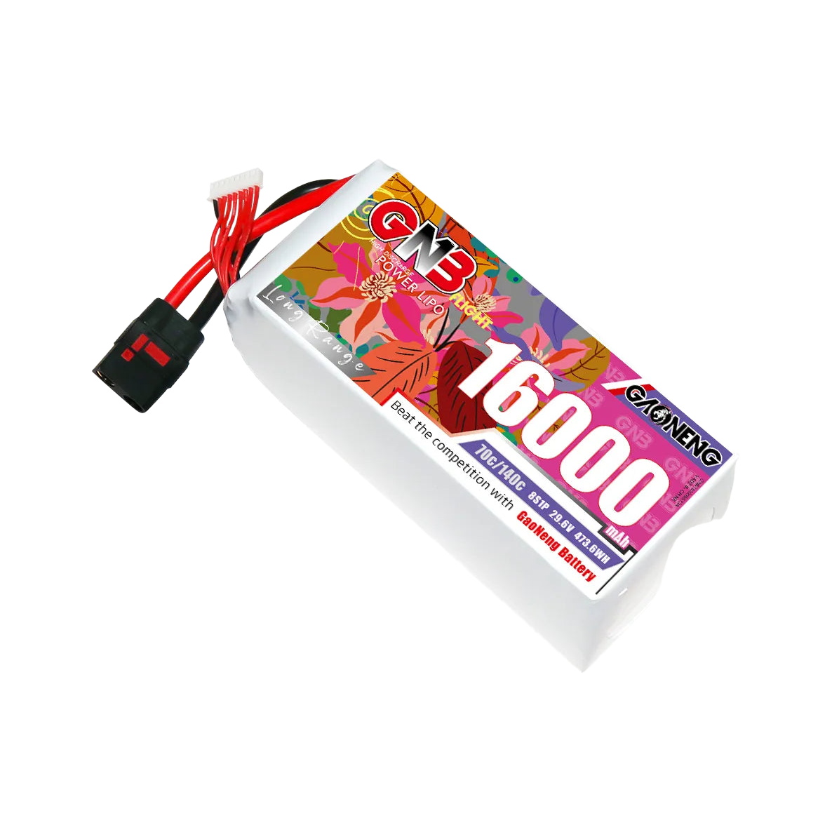 GNB 16000mAh 29.6V 8S 70C QS8 LiPo Battery [DG]
