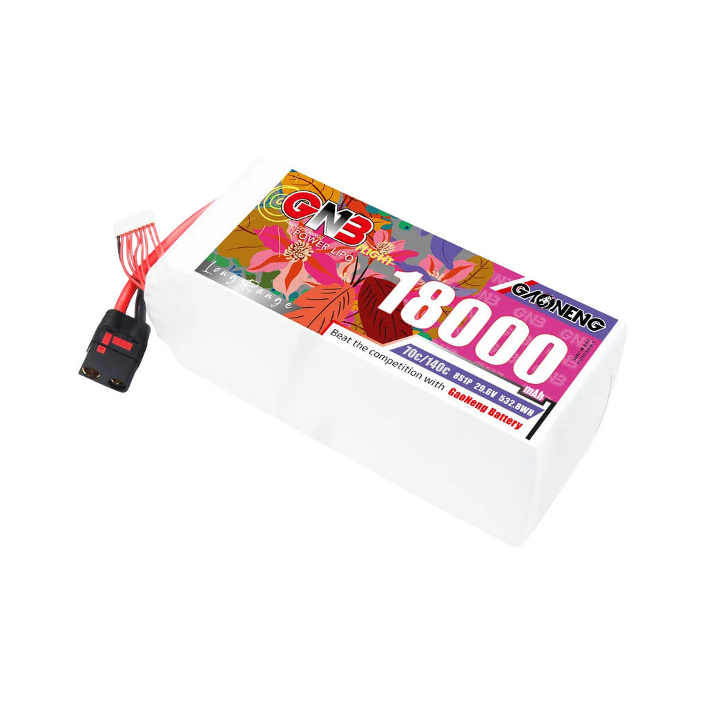 GNB 18000mAh 29.6V 8S 70C QS8 LiPo Battery [DG]