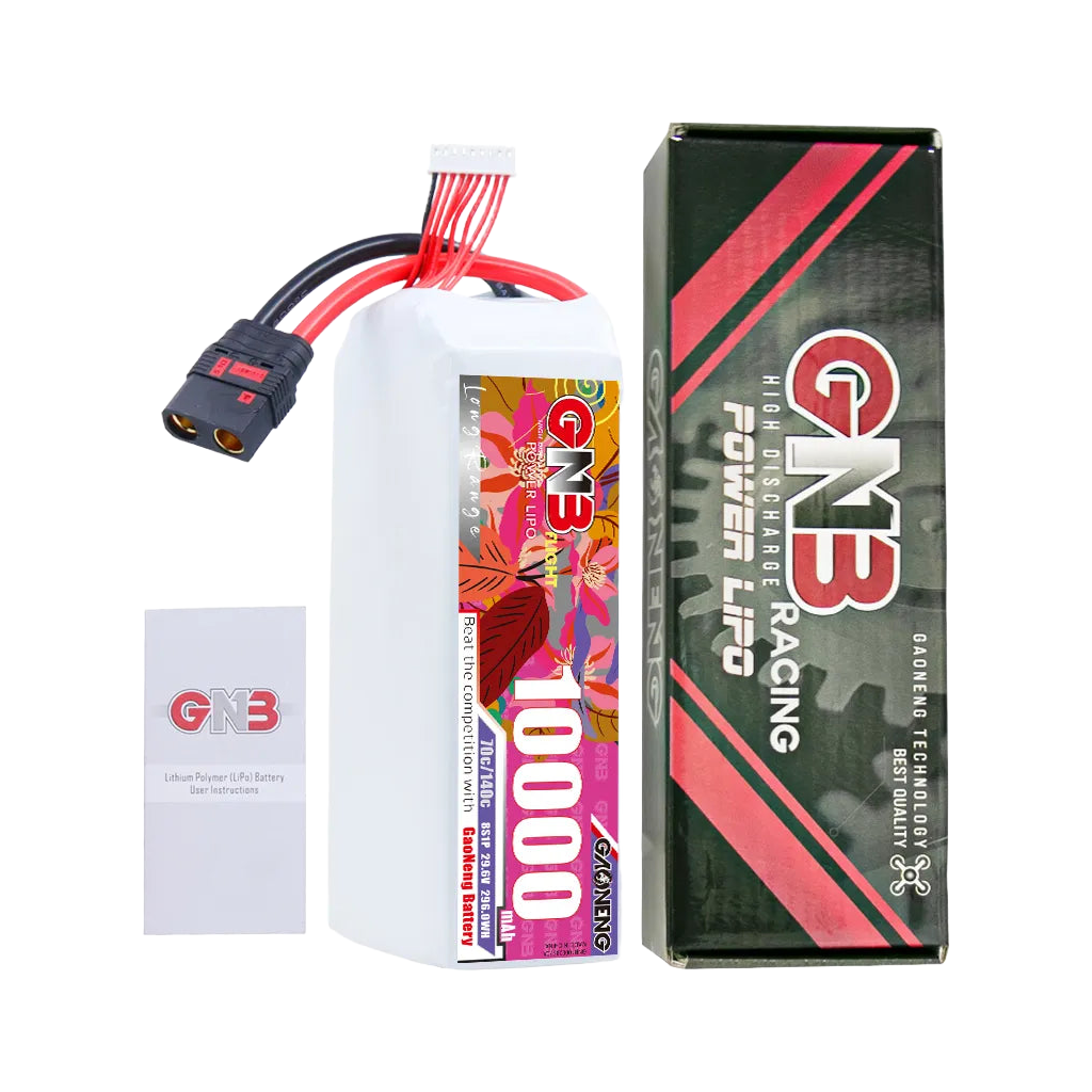 GNB 10000mAh 29.6V 8S 70C QS8 LiPo Battery [DG]