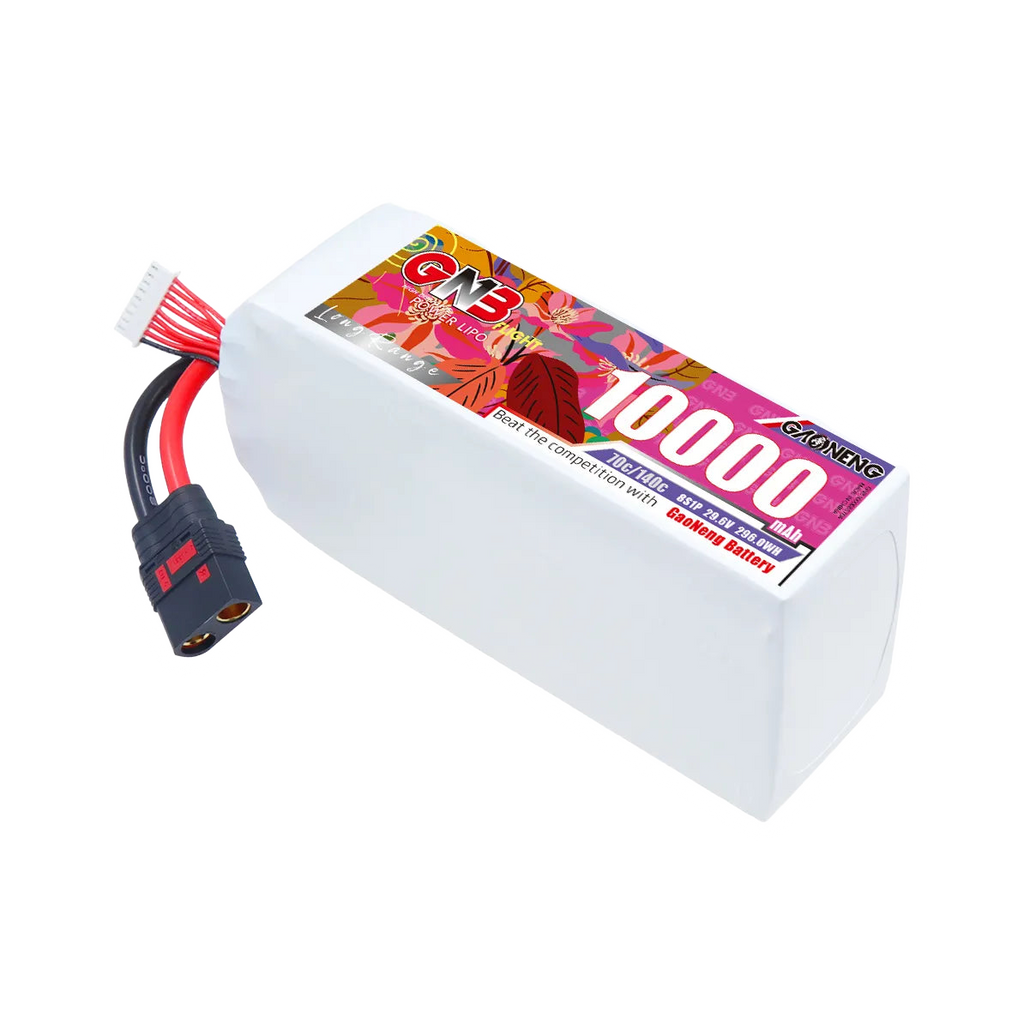 GNB 10000mAh 29.6V 8S 70C QS8 LiPo Battery [DG]