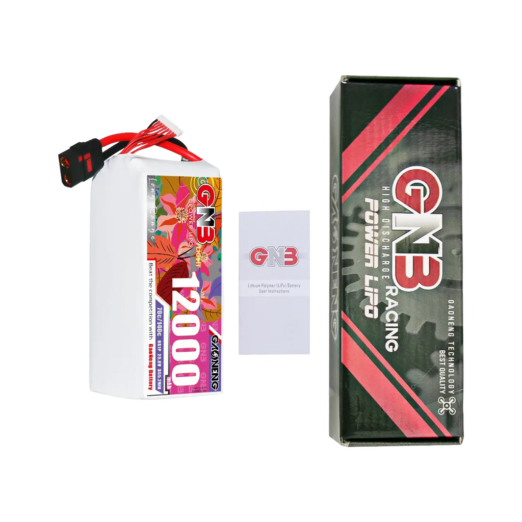 GNB 12000mAh 29.6V 8S 70C QS8 LiPo Battery [DG]