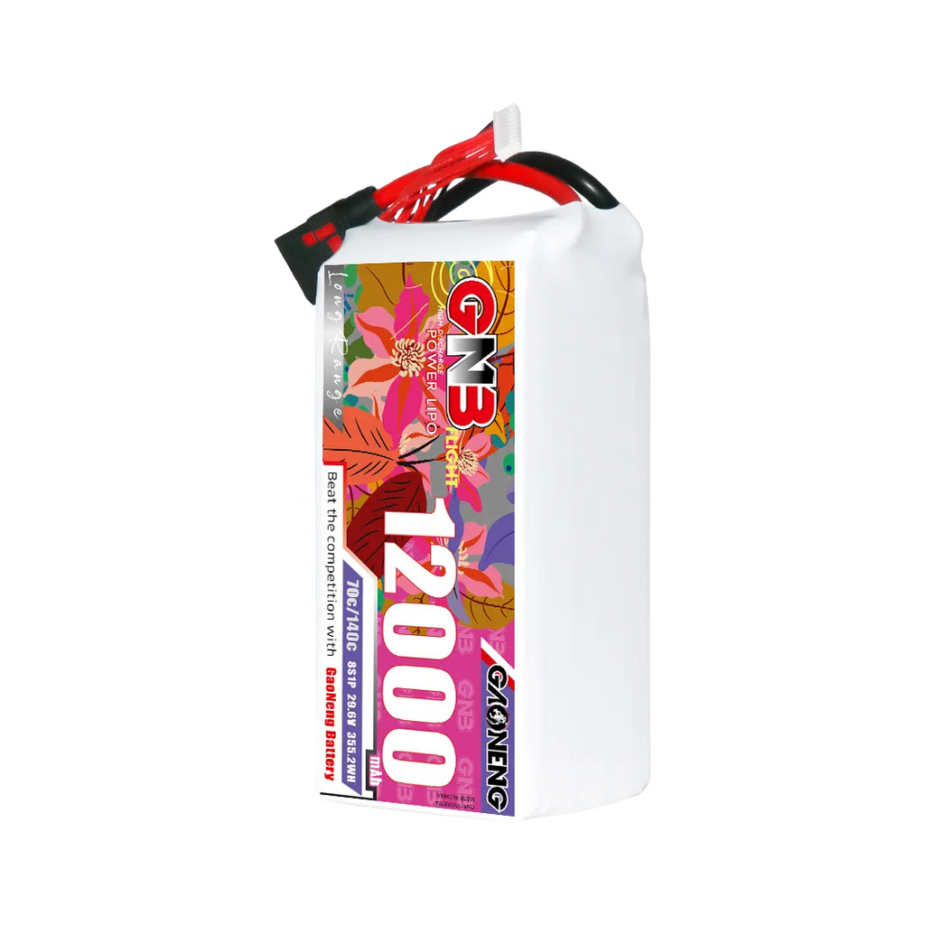 GNB 12000mAh 29.6V 8S 70C QS8 LiPo Battery [DG]