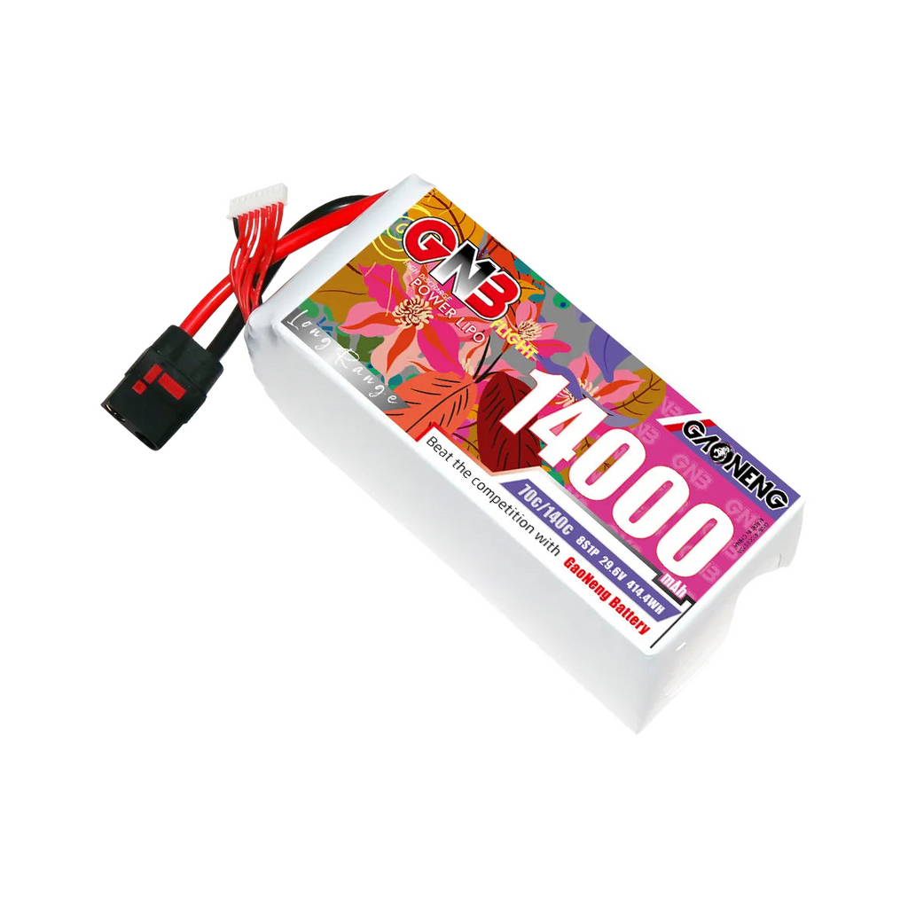 GNB 14000mAh 29.6V 8S 70C QS8 LiPo Battery [DG]