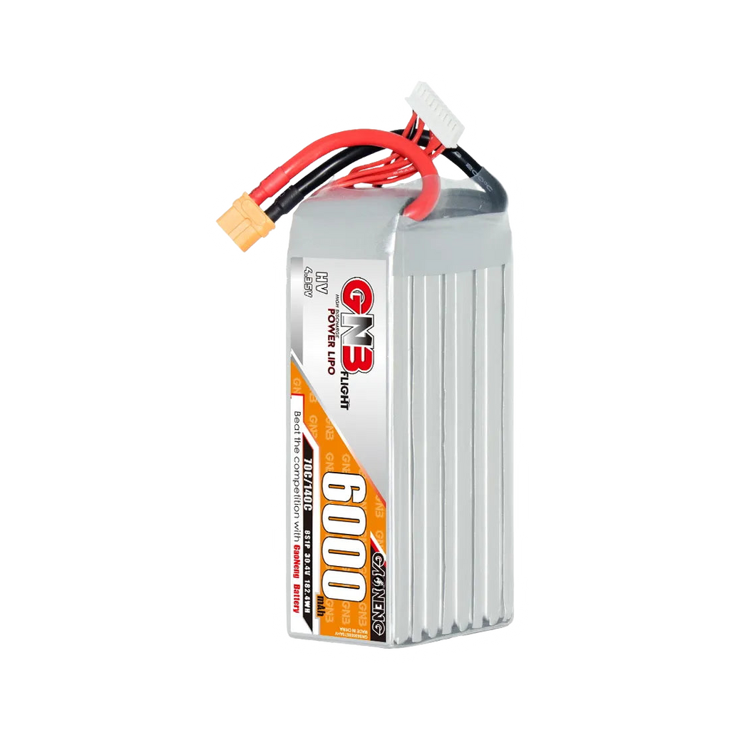 GNB 6000mAh 30.4V 8S 70C XT60 LiHV Battery for TBS Mojito [DG]
