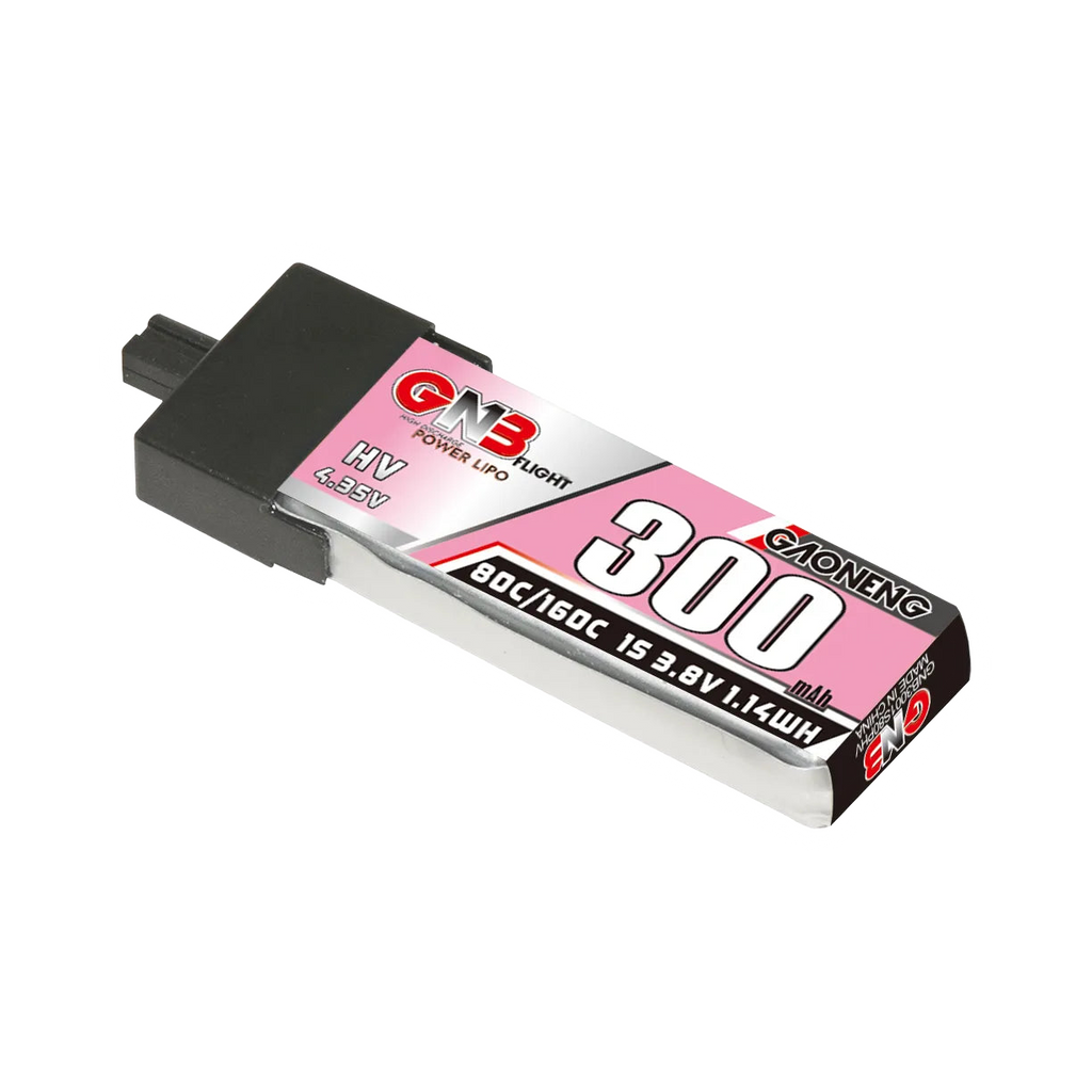 GNB 300mAh 3.8V 1S 80C A30 LiHV Battery (Plastic Head) [DG]