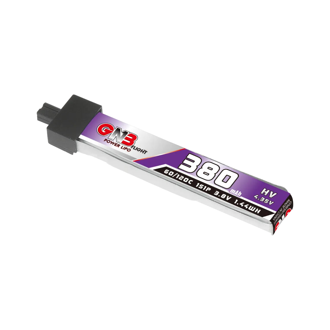 GNB 380mAh 3.8V 1S 60C A30 LiHV Battery (Plastic Head) [DG]