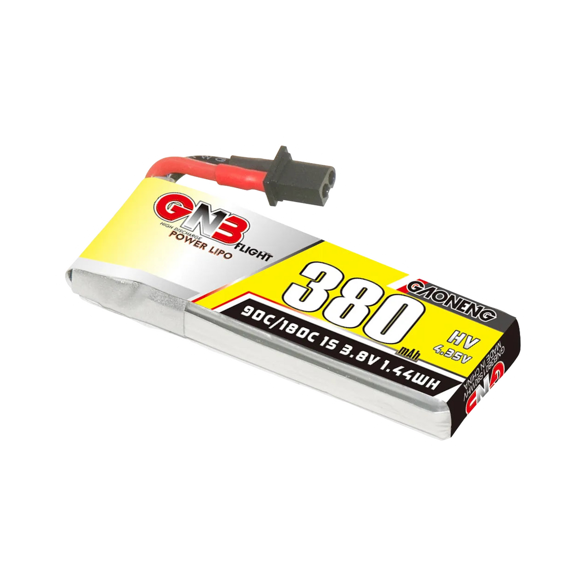GNB 380mAh 3.8V 1S 90C A30 LiHV Battery (Cabled) [DG]