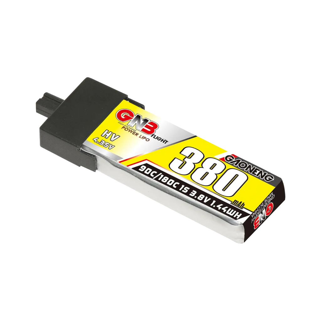 GNB 380mAh 3.8V 1S 90C A30 LiHV Battery (Plastic Head) (4 Pack) [DG]