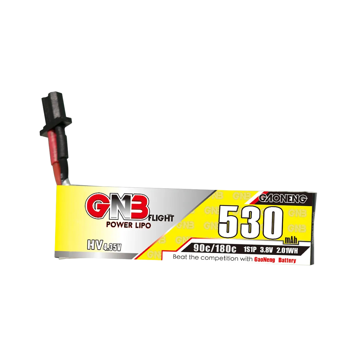 GNB 530mAh 3.8V 1S 90C A30 LiHV Battery (Cabled) [DG]