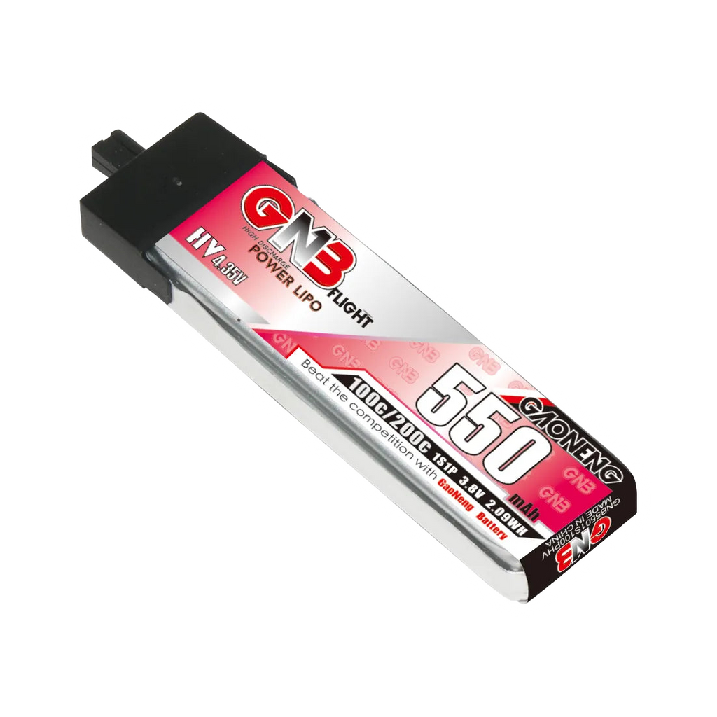 GNB 550mAh 3.8V 1S 100C A30 LiHV Battery (Plastic Head) [DG]