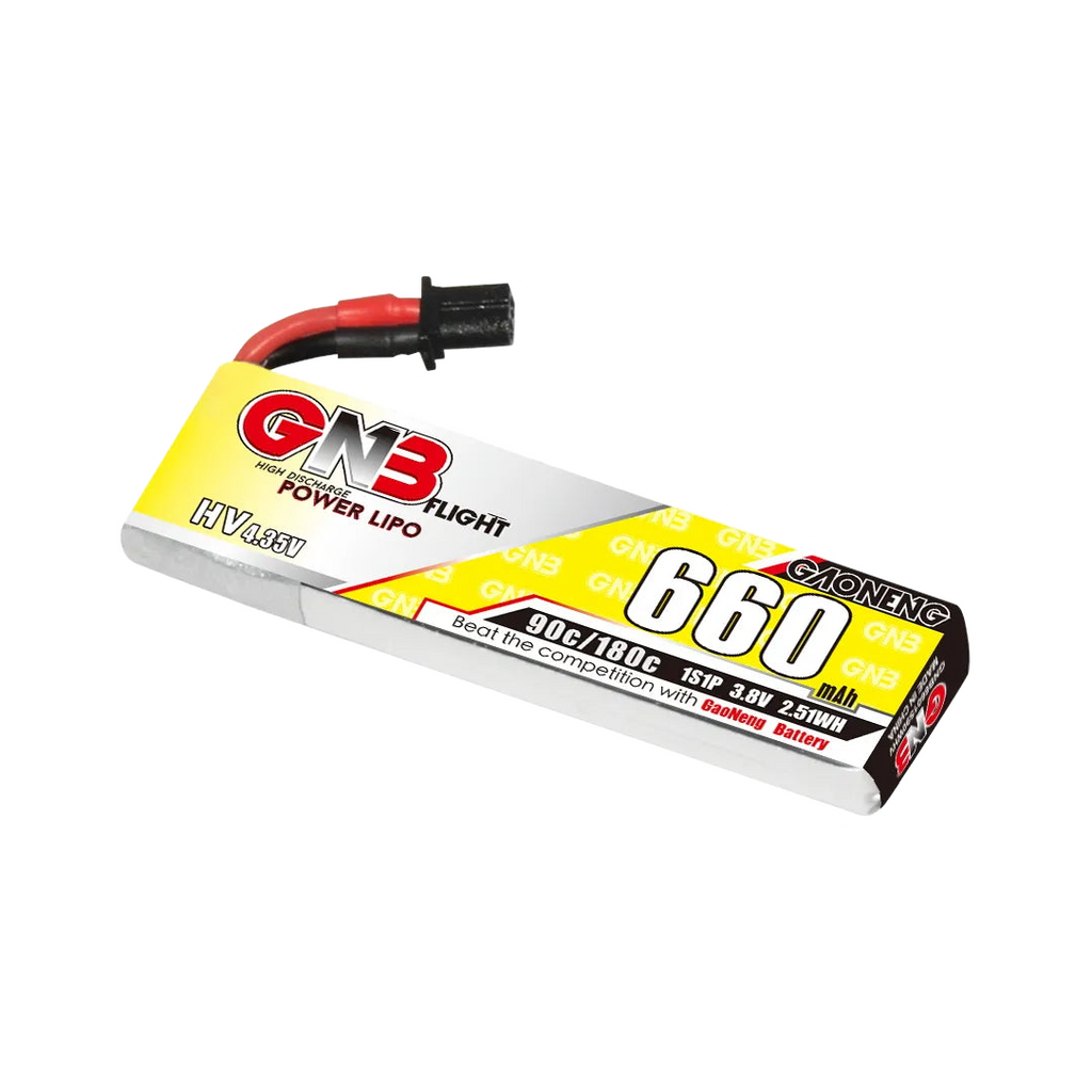 GNB 660mAh 3.8V 1S 90C A30 LiHV Battery (Cabled) [DG]