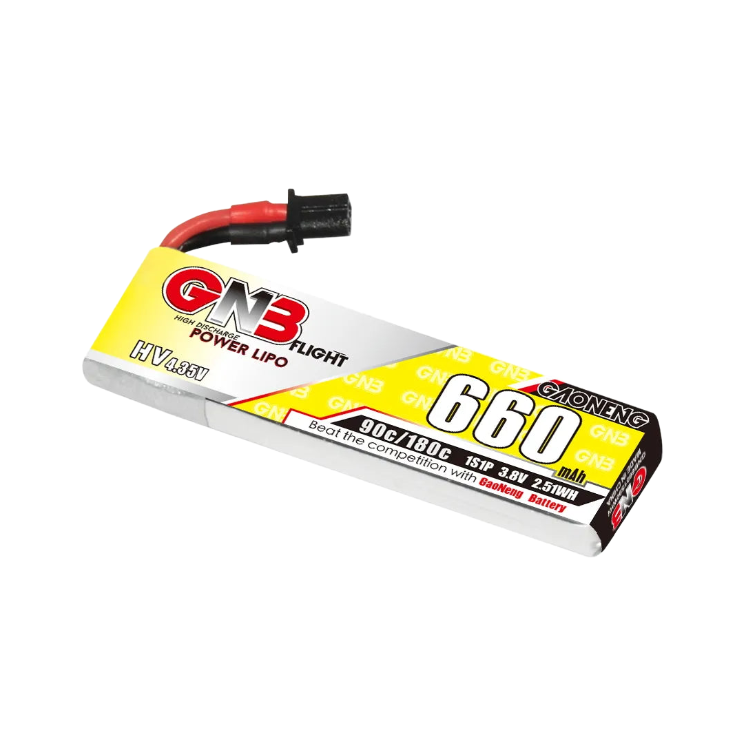 GNB 660mAh 3.8V 1S 90C A30 LiHV Battery (Cabled) [DG]