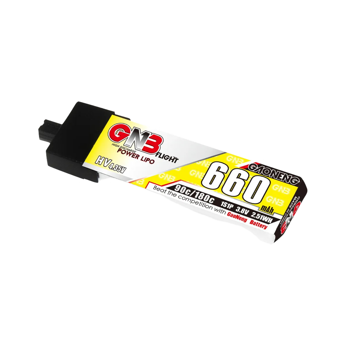 GNB 660mAh 3.8V 1S 90C A30 LiHV Battery (Plastic Head) [DG]