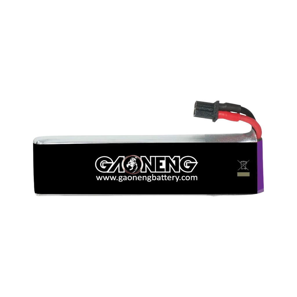 GNB 850mAh 3.8V 1S 60C A30 LiHV Battery (Cabled) Long Range [DG]