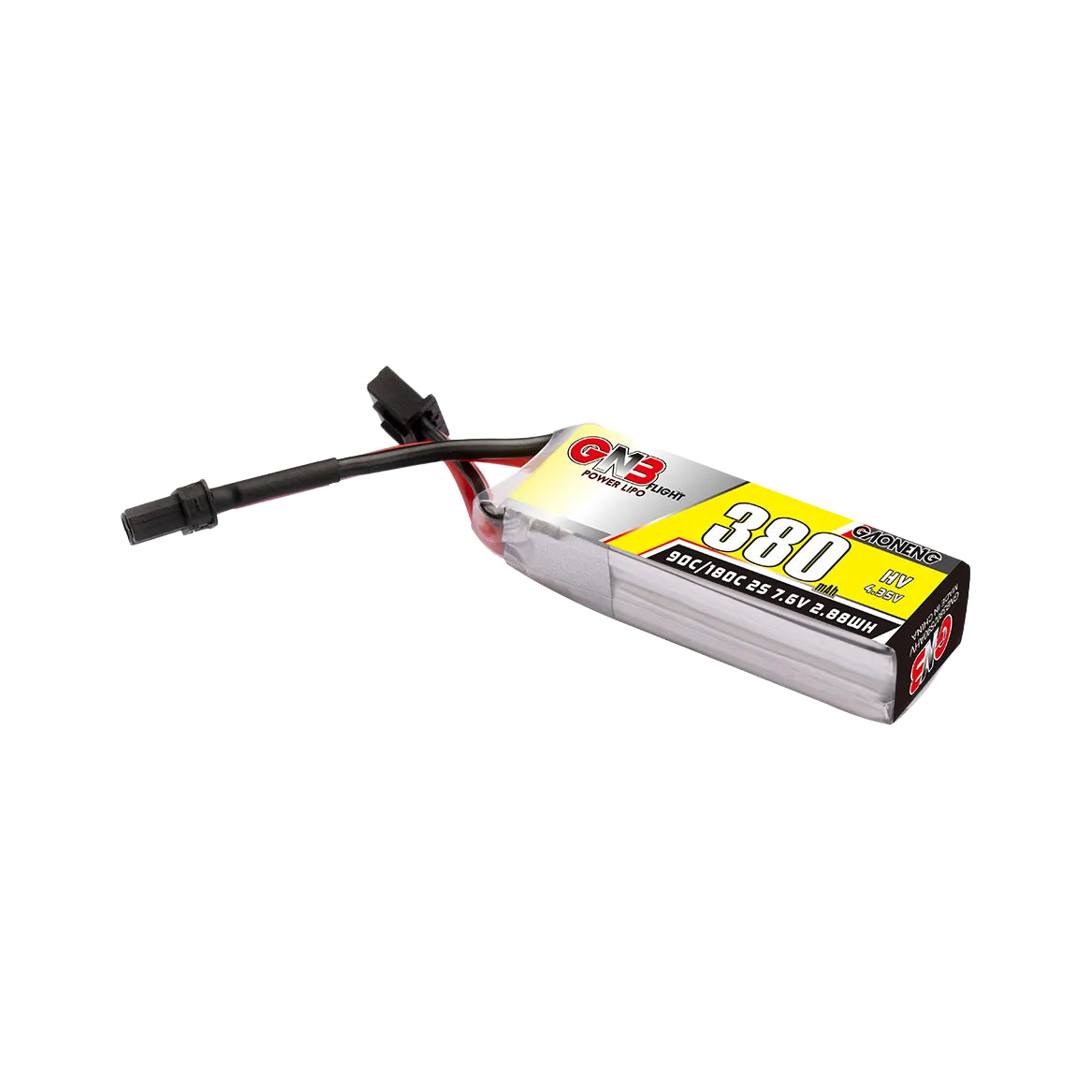 GNB 380mAh 7.6V 2S 90C XT30 LiHV Battery [DG]