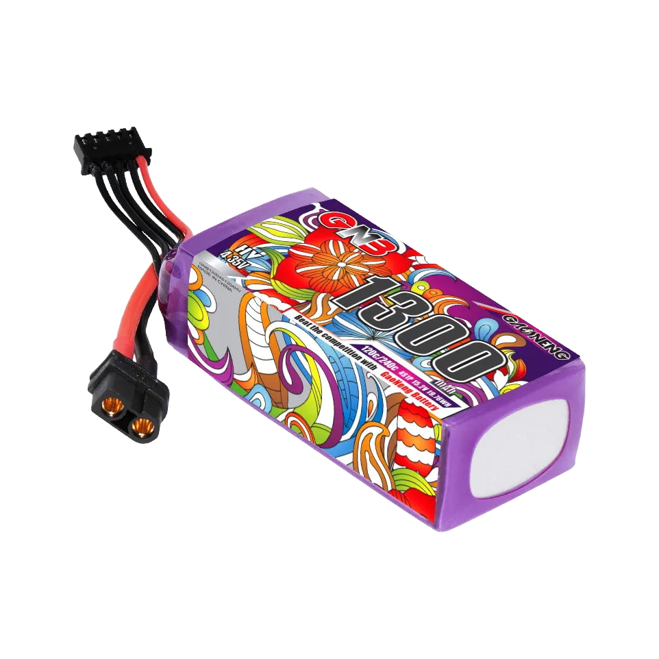GNB 1300mAh 15.2V 4S 120C XT60 LiHV Battery [DG]