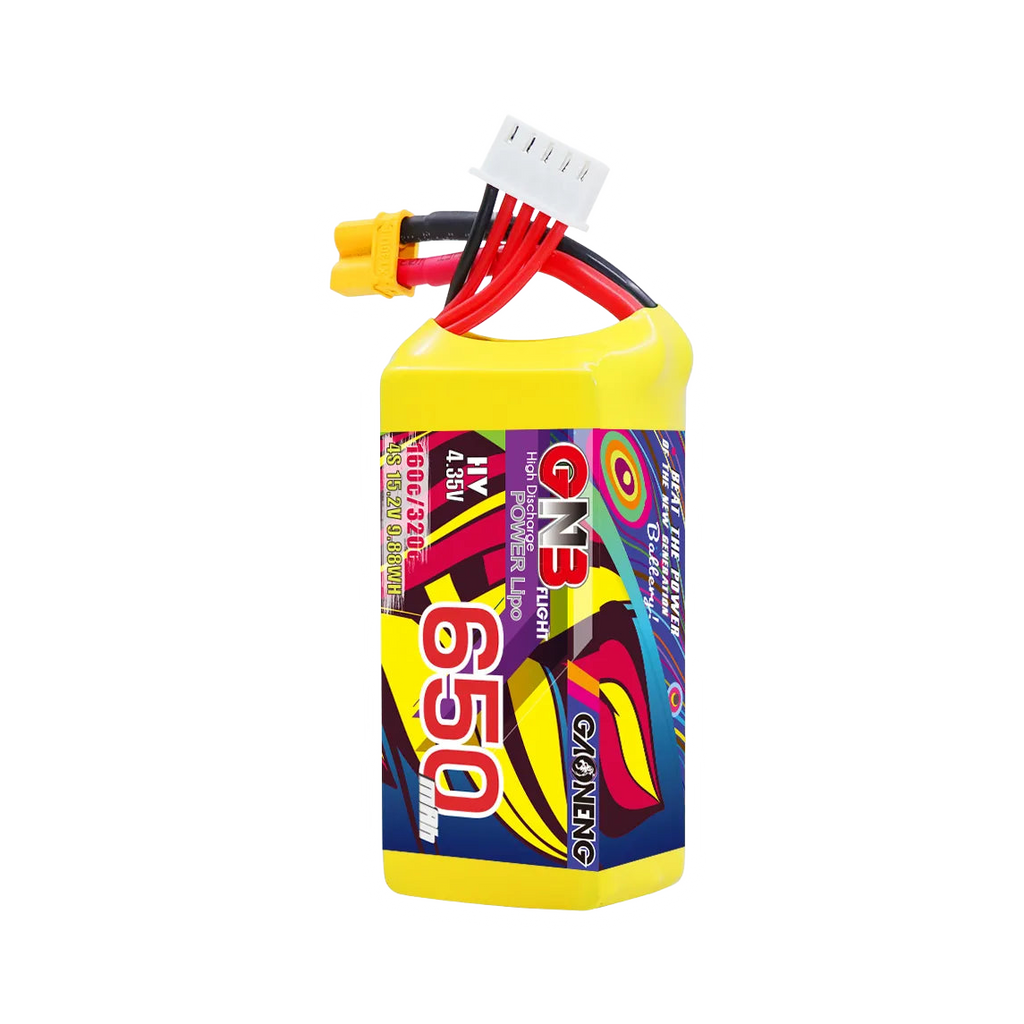 GNB 650mAh 15.2V 4S 160C XT30 LiHV Battery [DG]