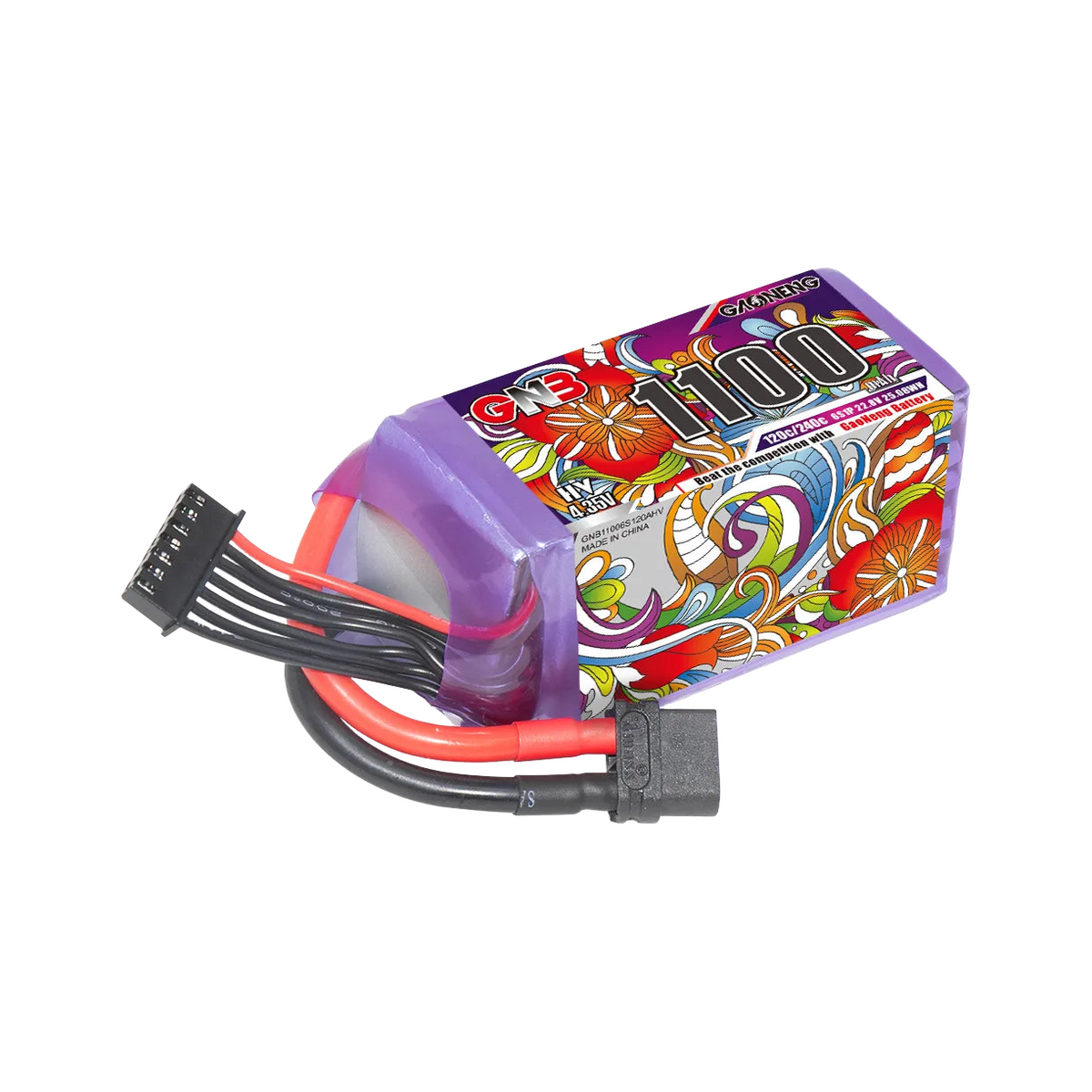 GNB 1100mAh 22.8V 6S 120C XT60 LiHV Battery [DG]