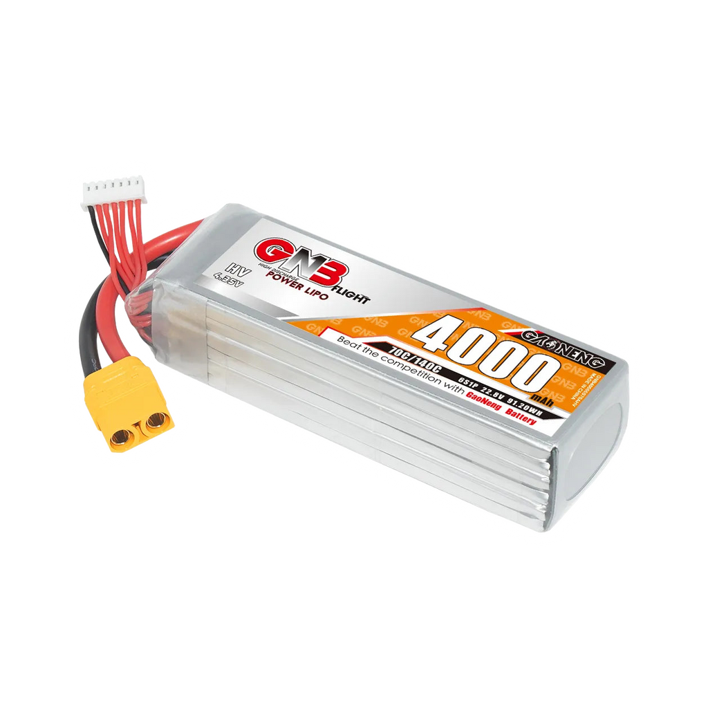 GNB 4000mAh 22.8V 6S 70C XT90 LiHV Battery [DG]
