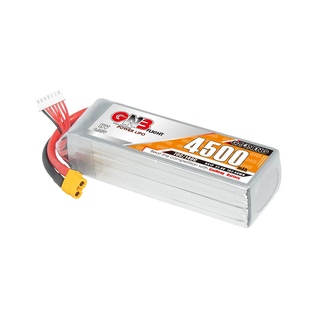 GNB 4500mAh 22.8V 6S 70C XT60 LiHV Battery [DG]