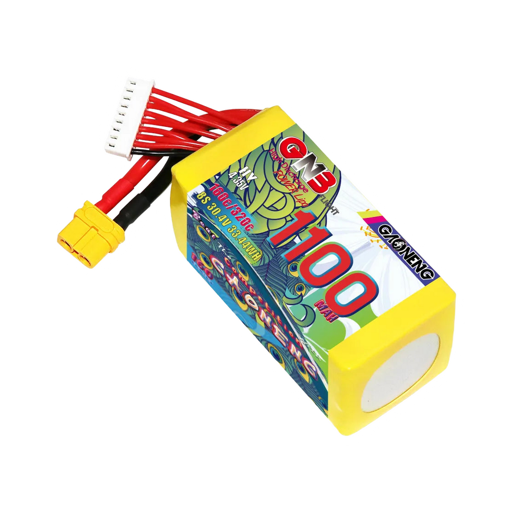 GNB 1100mAh 30.4V 8S 160C XT60 LiHV Battery [DG]
