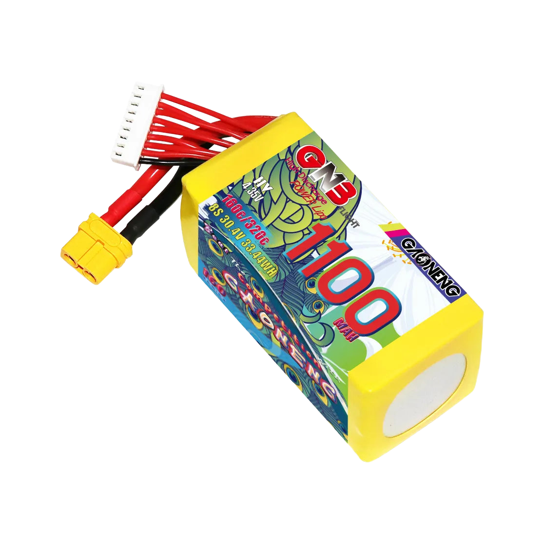 GNB 1100mAh 30.4V 8S 160C XT60 LiHV Battery [DG]