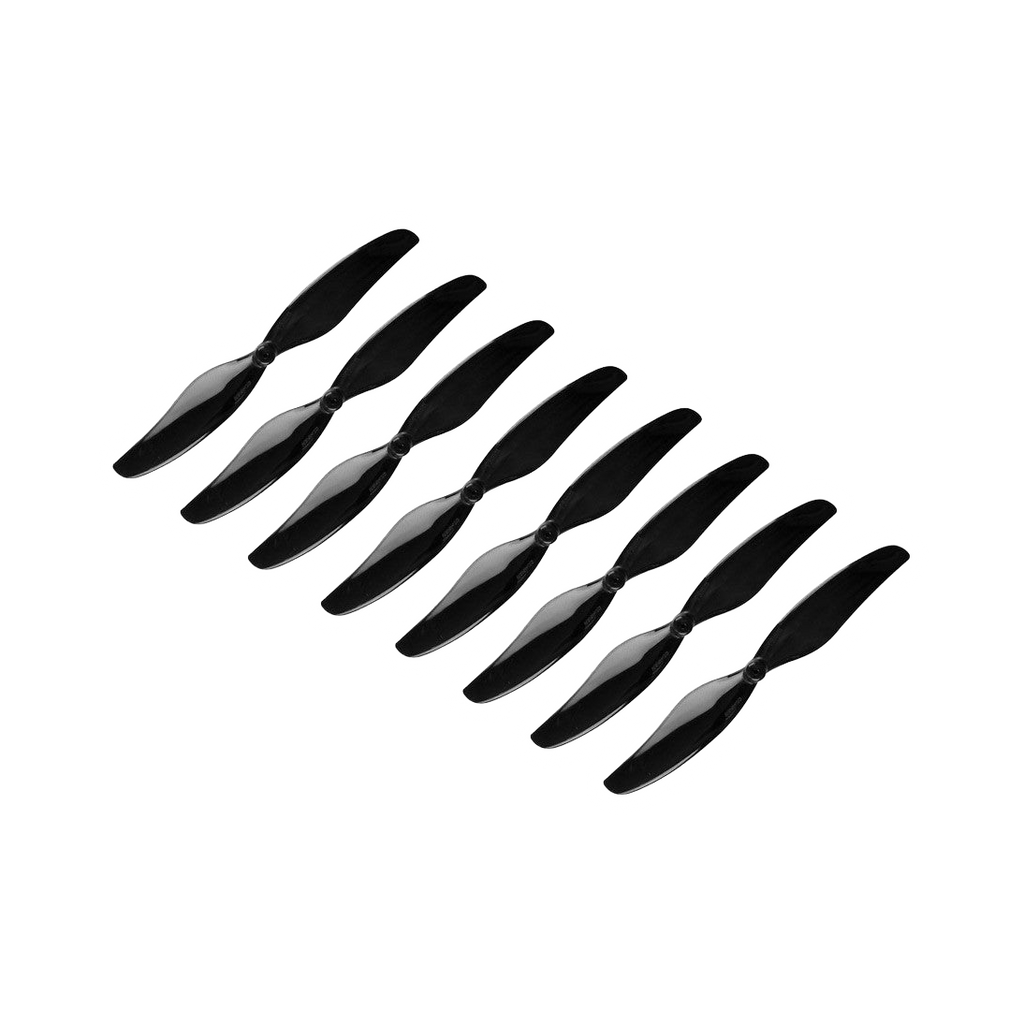Gemfan 75mm 3" 2-Blade Toothpick Propeller - 1mm/1.5mm Shaft (4CW + 4CCW) - transparent product image 1