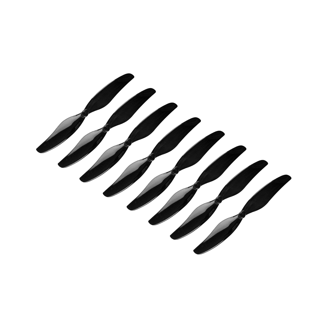 Gemfan 75mm 3" 2-Blade Toothpick Propeller - 1mm/1.5mm Shaft (4CW + 4CCW)